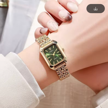 2025 Hot Brand Stainless Steel Strap Watch Women Luxury Gift Quartz Wristwatch Student Fashion Simple Square Quartz Watches