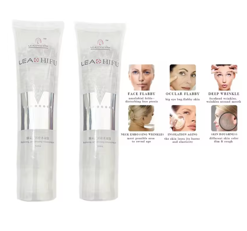 NEW 1 PCS HIFU Gel RF EMS Lifting Massager Gel Ultrasonic Body Lifting Facial Skin Care Firming Tighten Anti Wrinkles Gel 100ML